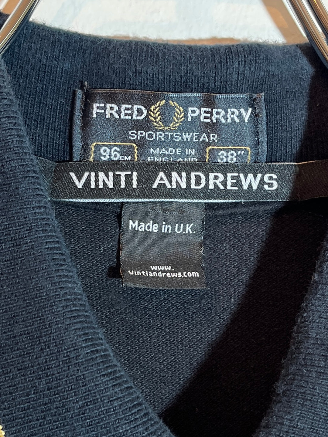 "FRED PERRY × VINTI ANDREWS" graphic print polo shirt