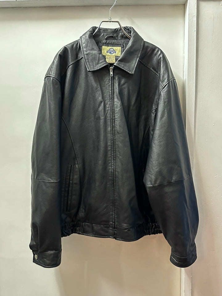 1990s "SHAVER LAKE" black leather blouson