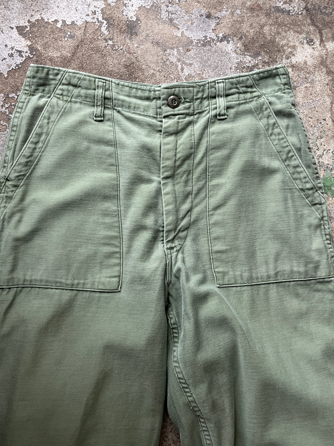 1960s U.S army OG-107 baker pants 34×31