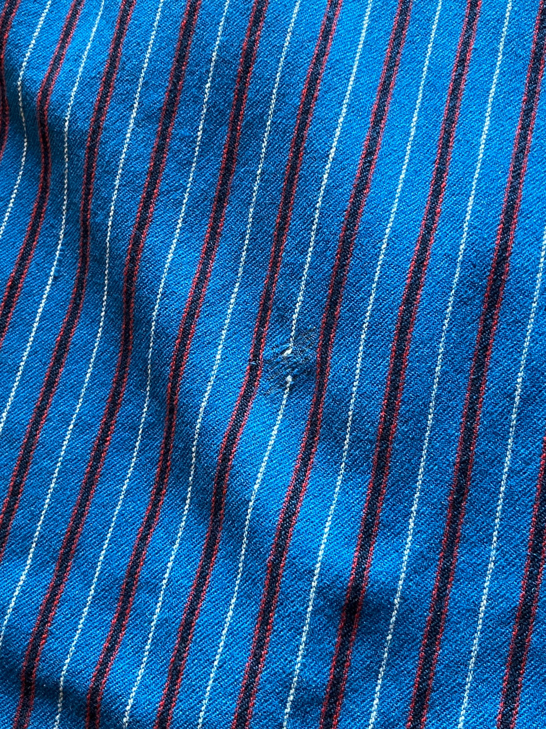 1960-70s "PENDLETON" vertical stripe wool shirt