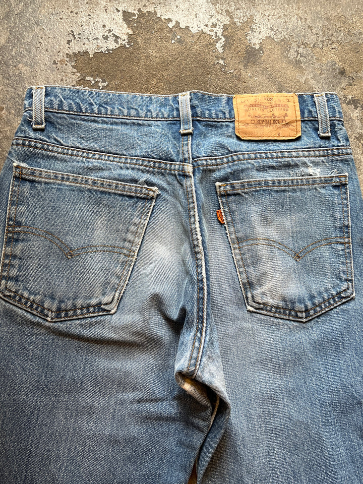 1980s "Levi's" 517 bootcut denim pants 32×32