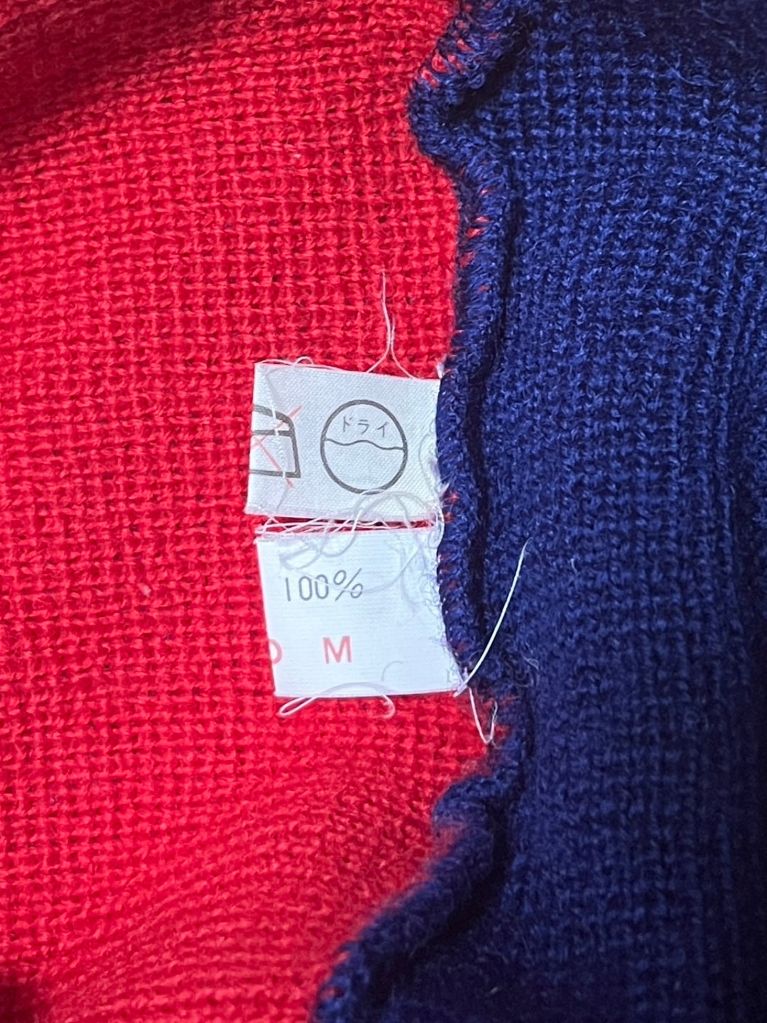 "HEAD" union jack inspire wool knit
