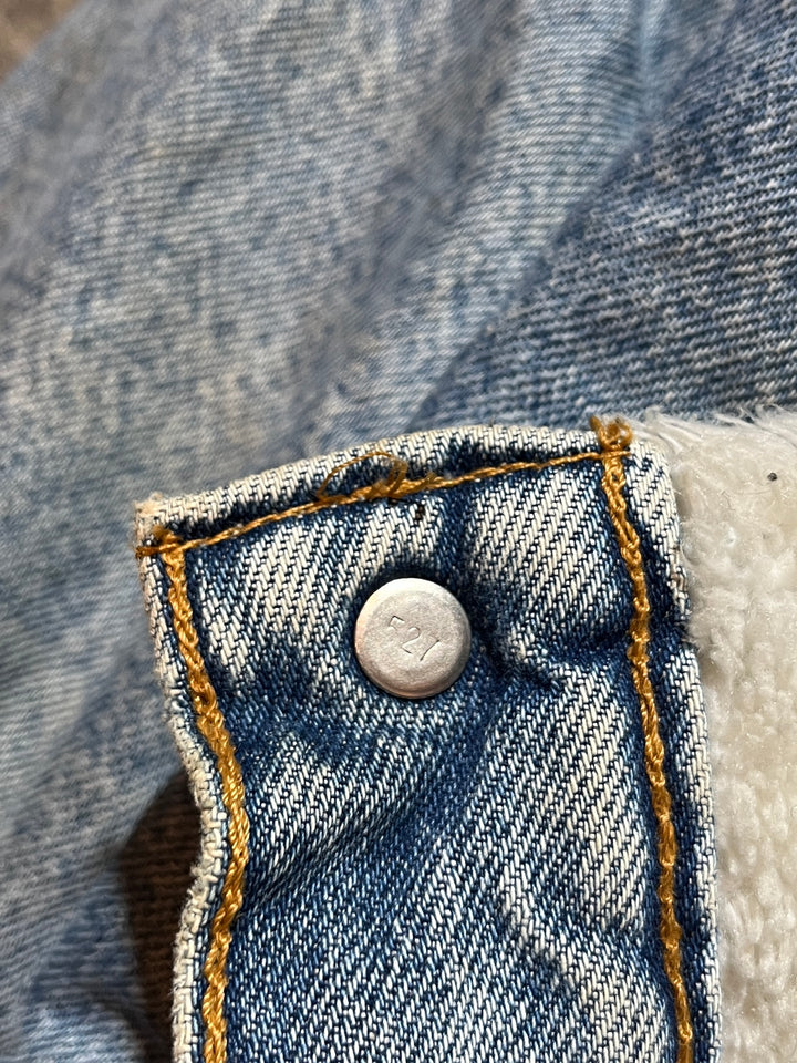 1990s USA made "Levi's" 70609 boa denim jacket