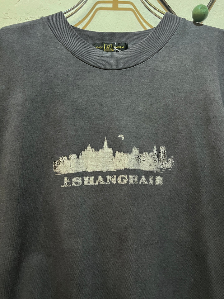 1990s "上SHANGHAI海" print T-shirt