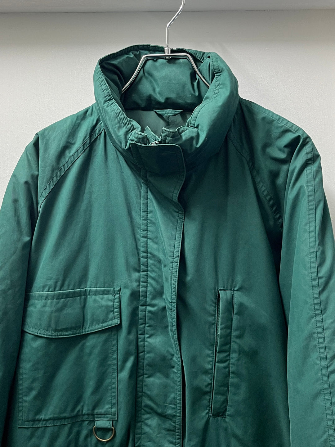 1980-90s "Eddie Bauer" green down coat