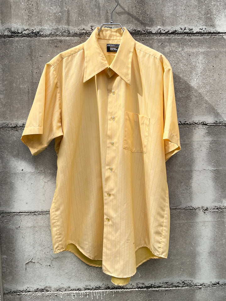 1970s "TOWN CRAFT" penn prest herringbone s/s shirt