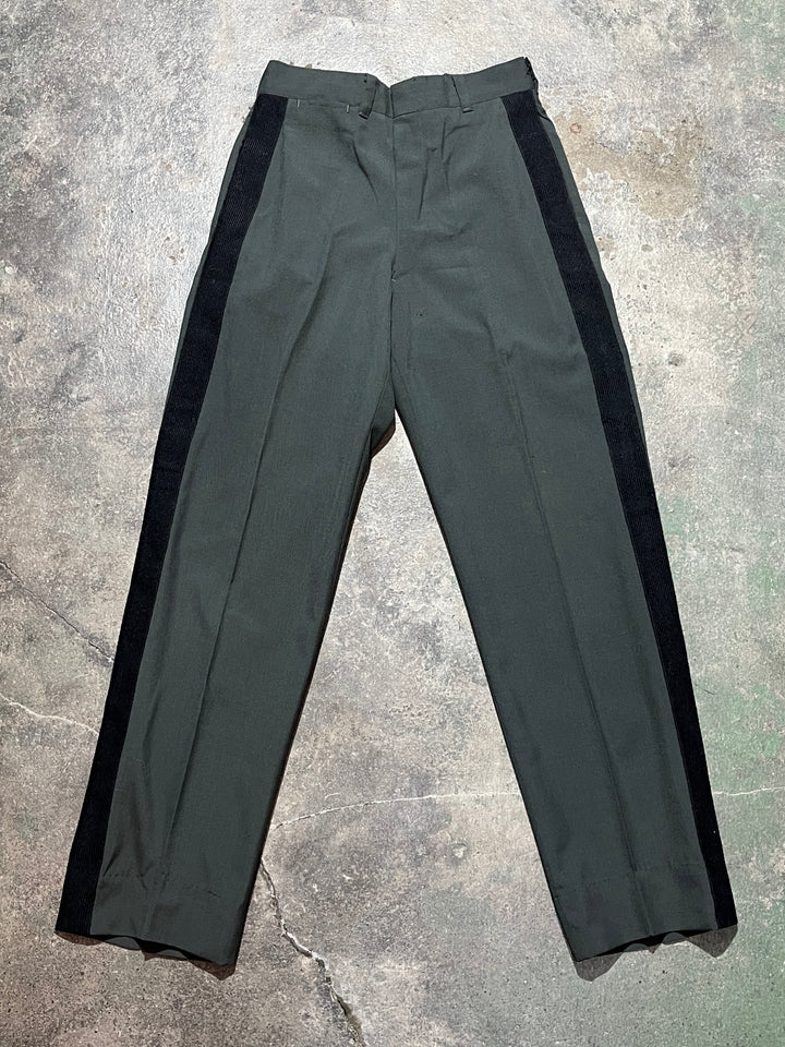 1960-70s black line slacks