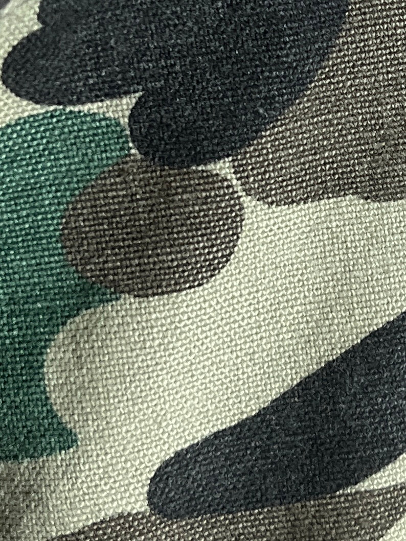 1970-80s USA made "FIVE BROTHER" duck hunter camouflage pattern shirt