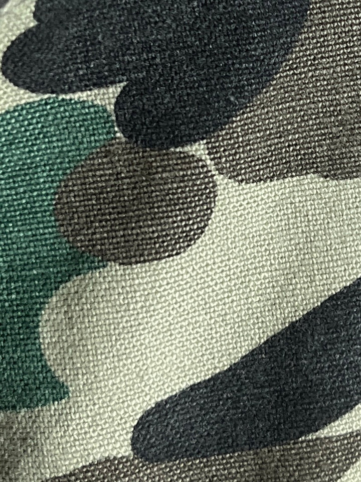 1970-80s USA made "FIVE BROTHER" duck hunter camouflage pattern shirt