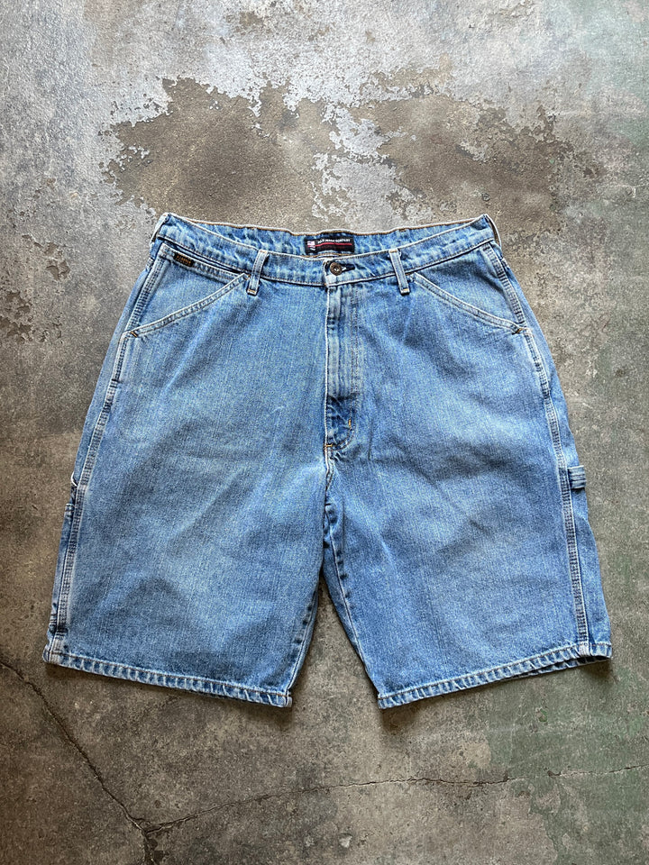 1990-00s "Polo Jeans Company" denim painter shorts