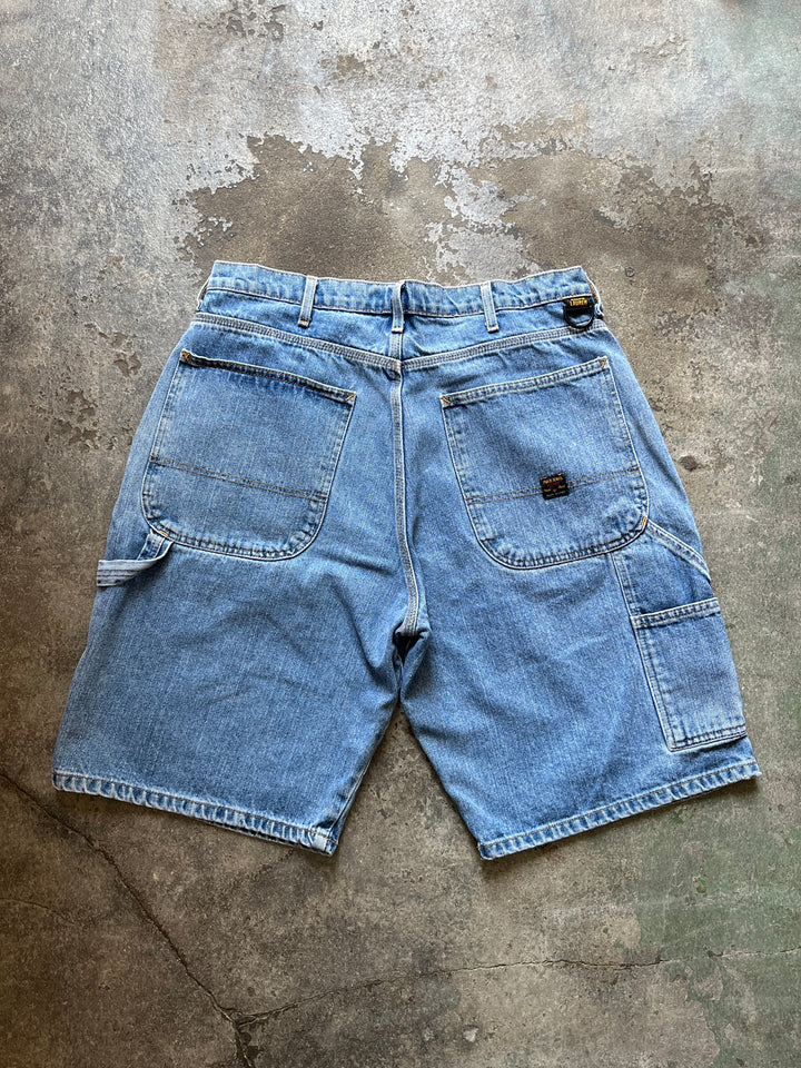 1990-00s "Polo Jeans Company" denim painter shorts