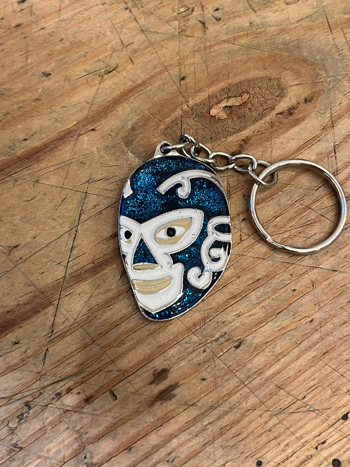 Lucha Libre mask keychain
