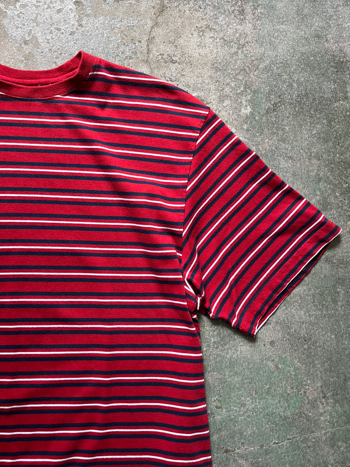 1990s horizontal stripes T-shirt