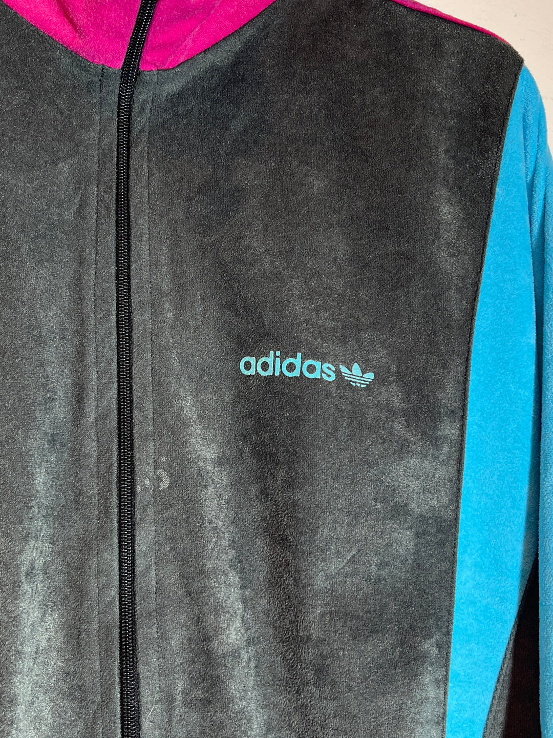 1970-80s FRANCE made "adidas" velour track jacket