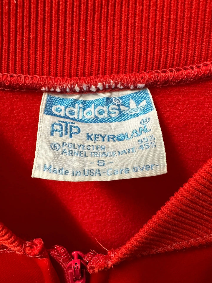 1980s USA made "adidas" ATP red × navy track jacket