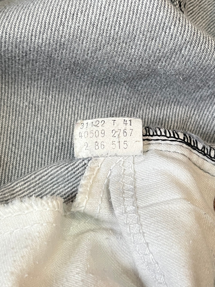 1980s "Levi's" 509 gray denim pants w34