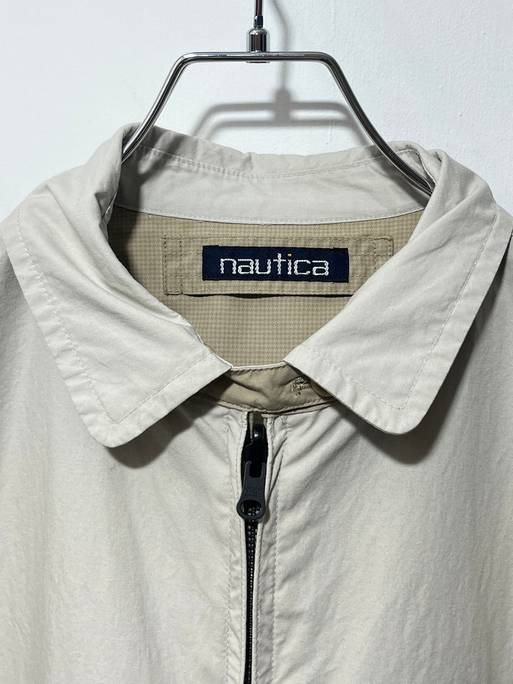 1990s "nautica" reversible harrington jacket