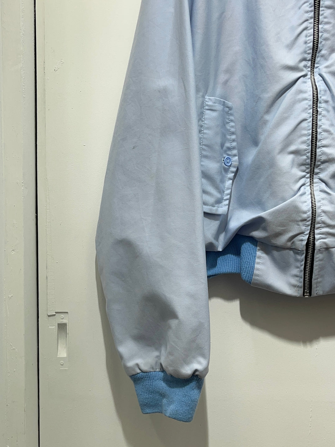 1980-90s UK made light blue swing top