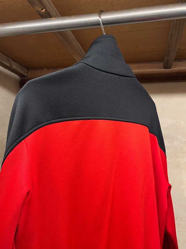 1980s West Germany made "adidas" red × black track jacket