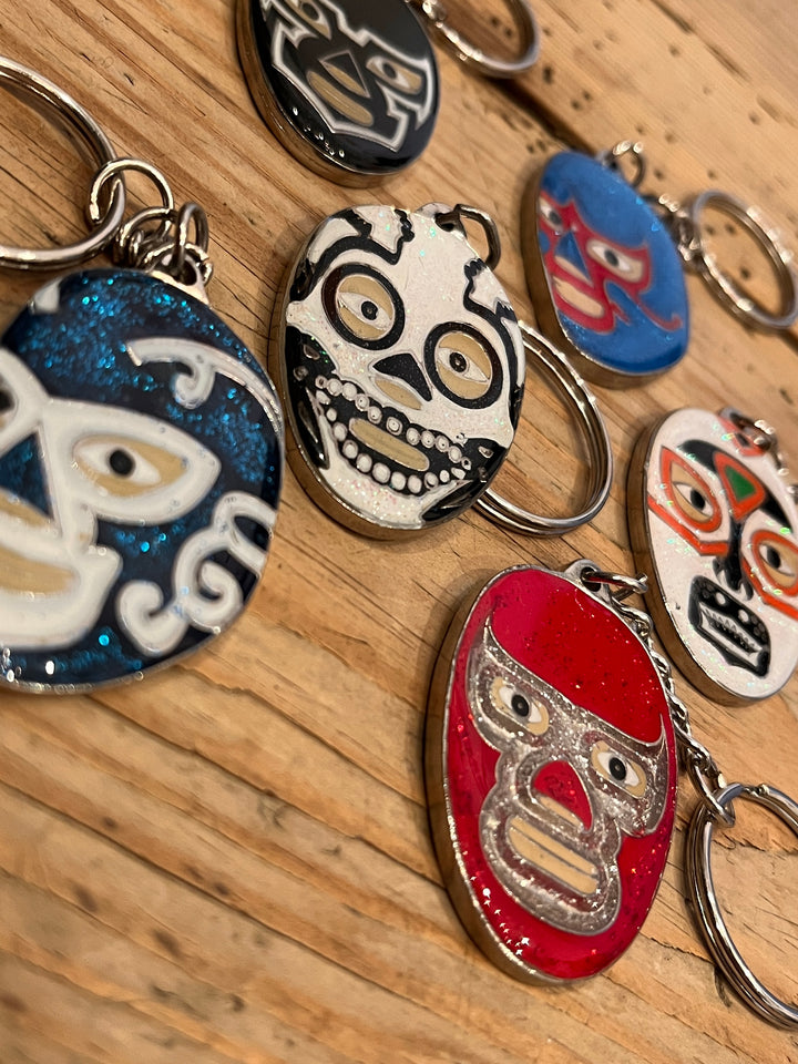 Lucha Libre mask keychain
