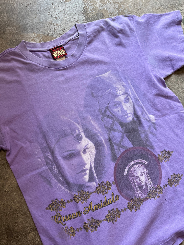 1990s "STAR WARS" official Queen Amidala T-shirt