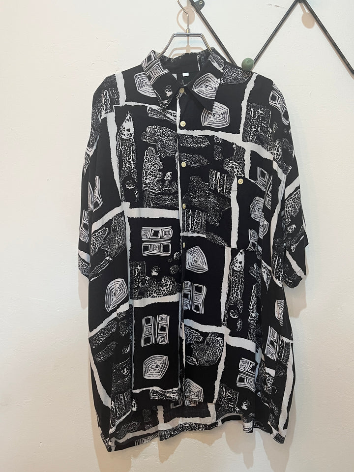 abstract art pattern shirt