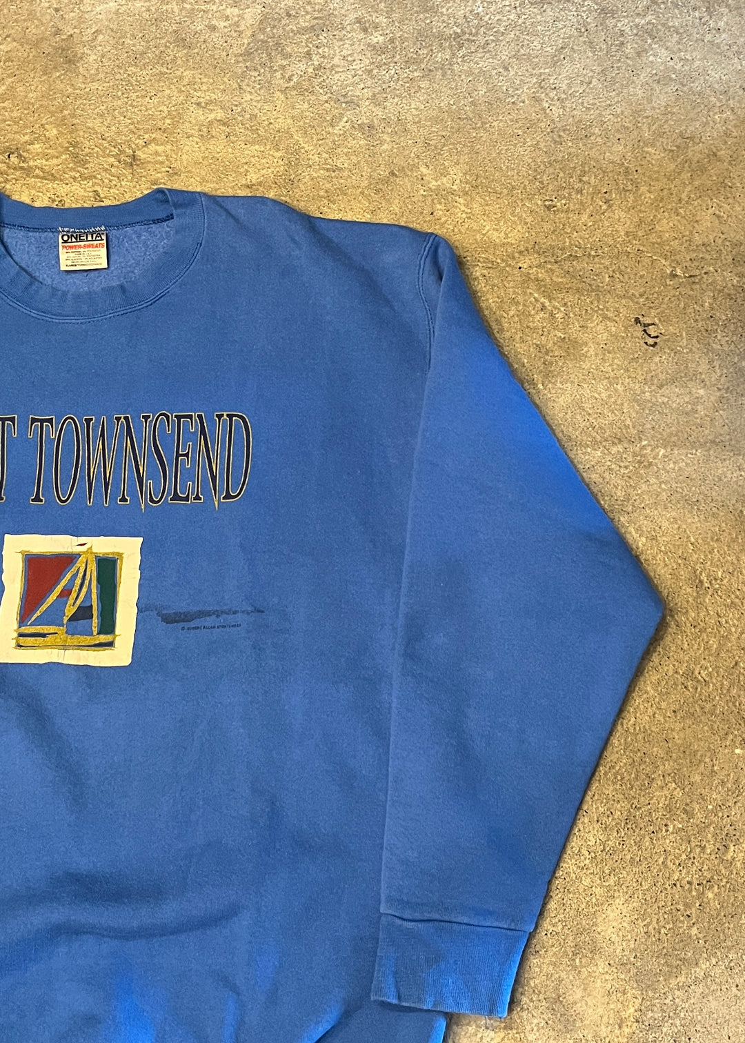 1990s USA made Port Townsend souvenir sweatshirt