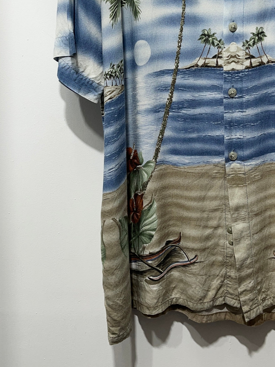 1990s "pierre cardin" resort print s/s shirt