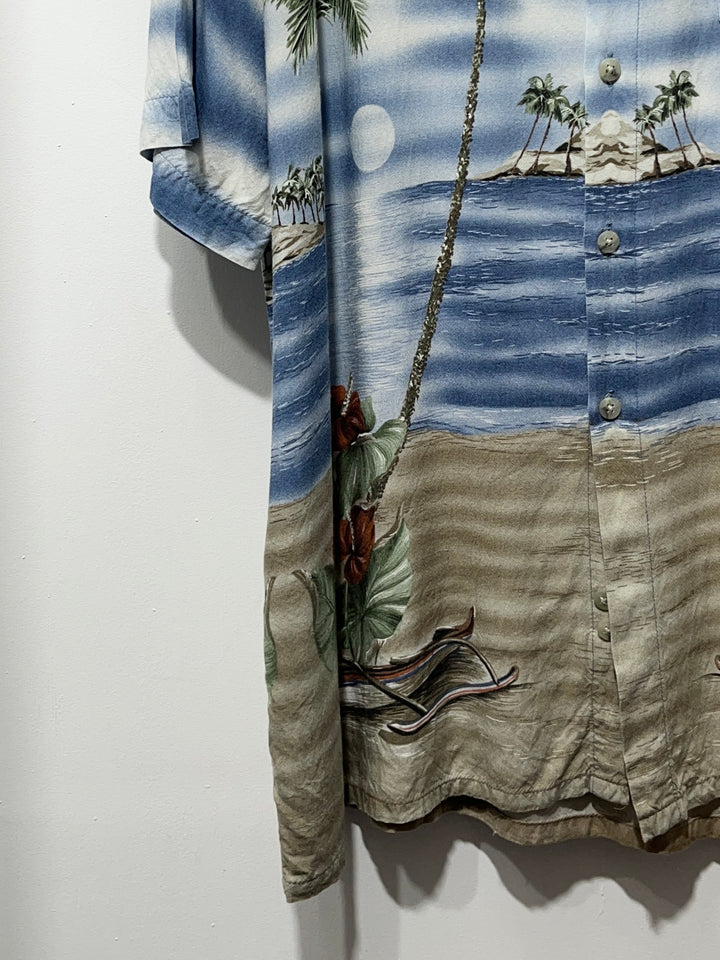 1990s "pierre cardin" resort print s/s shirt