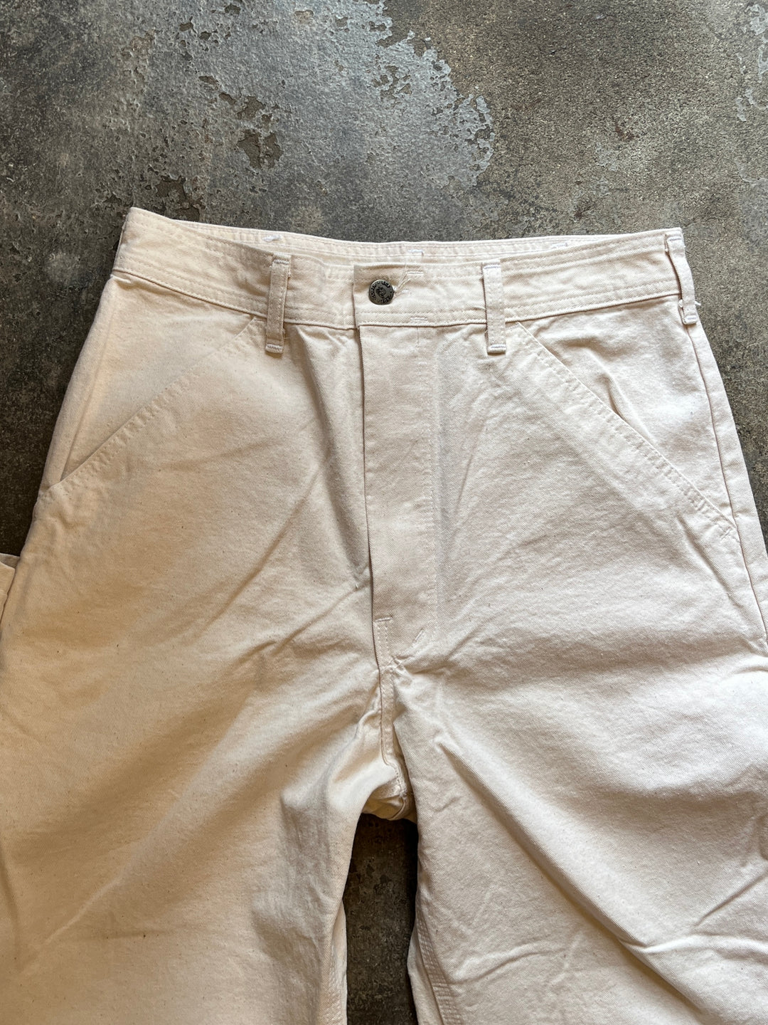 "TRADESMAN" natural color painter pants