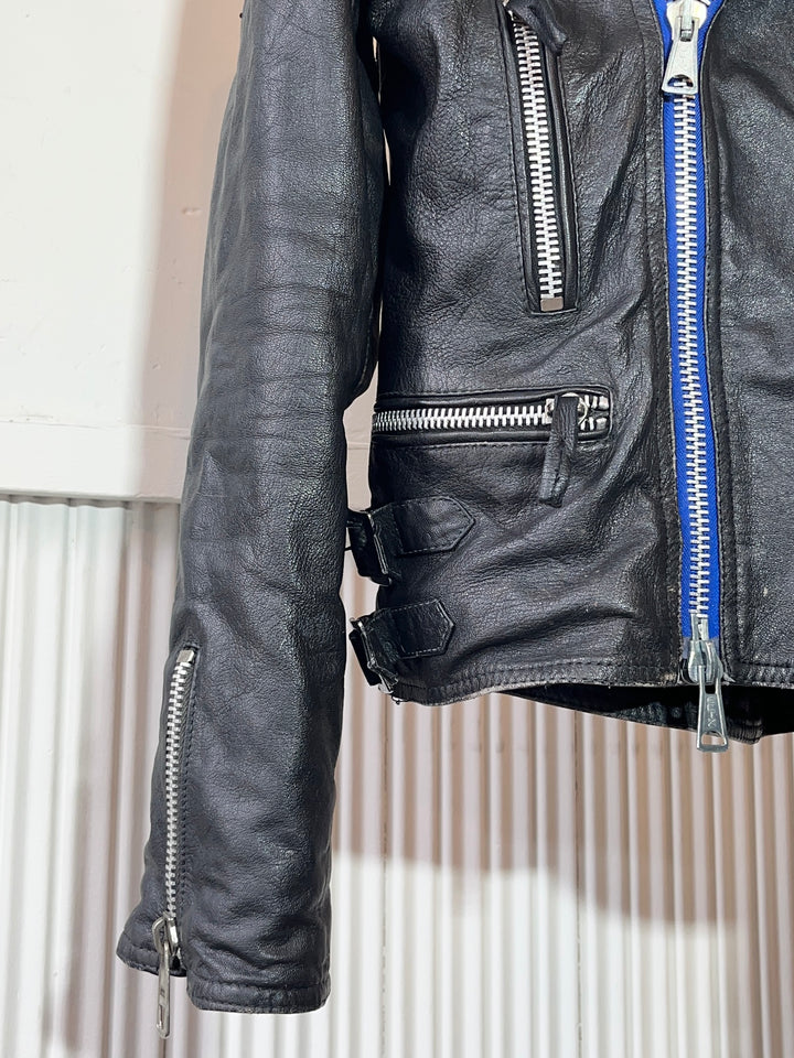 1980s "CAMPRI" double riders jacket -MANX-