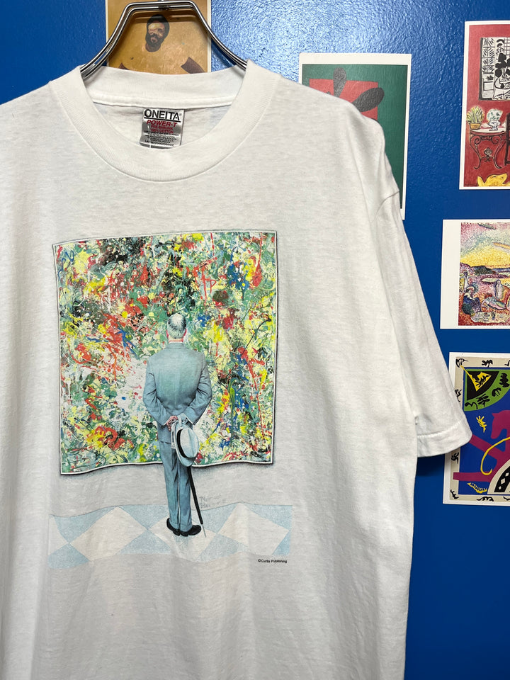 1990s "Norman Rockwell" art T-shirt deadstock