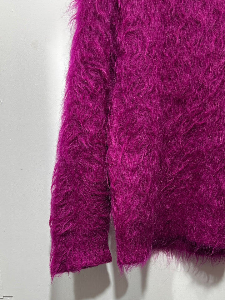 1980-90s magenta color mohair knit