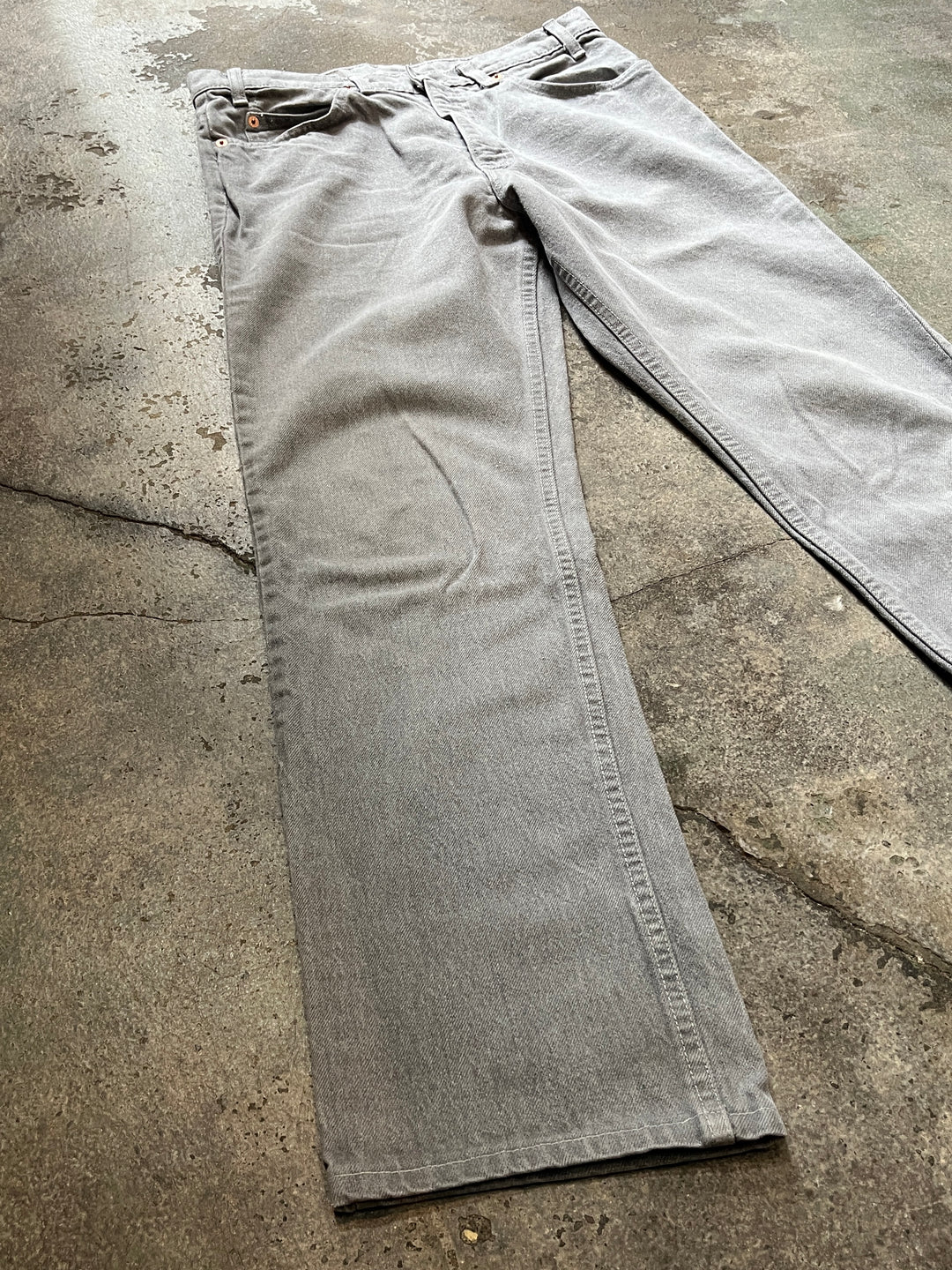 1980s "Levi's" 509 gray denim pants w34