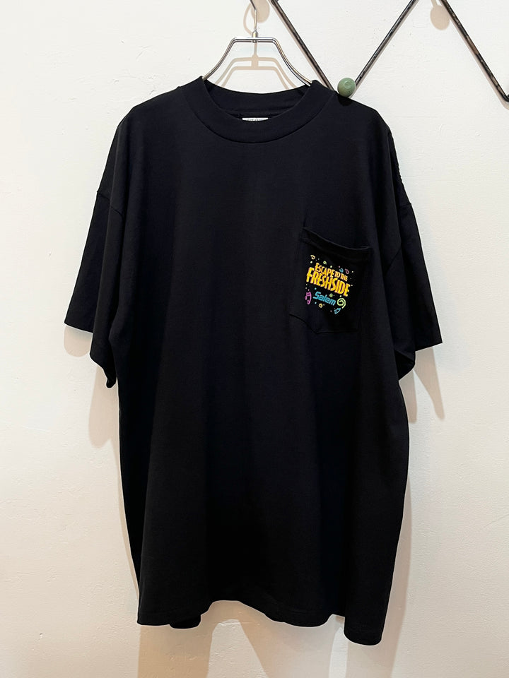 1990s USA made "Salem" print pocket T-shirt