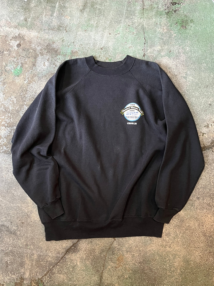 1990s Choctaw chorus piano graphic sweatshirt