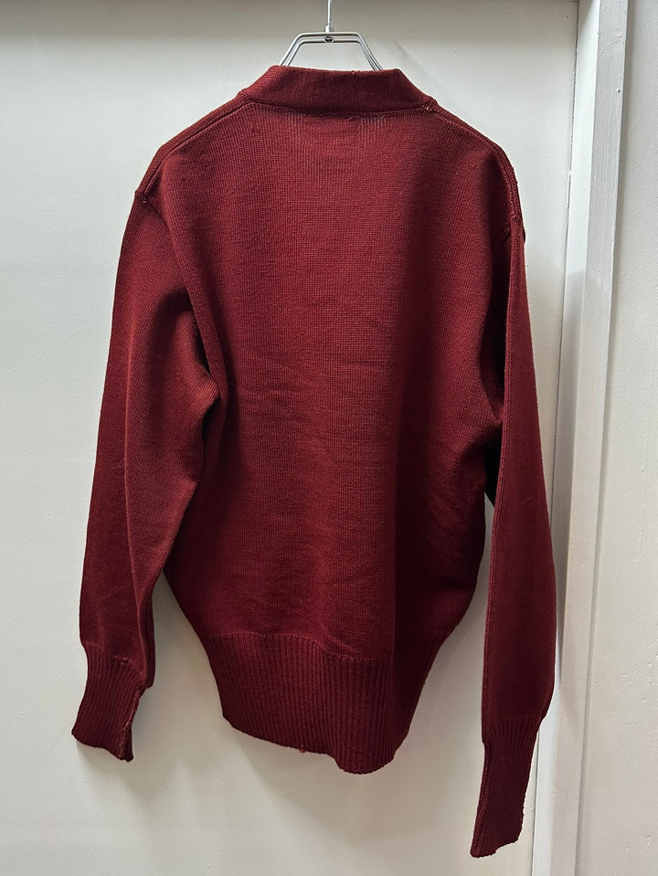 1930-40s vintage "Stanford University" burgundy lettered sweater