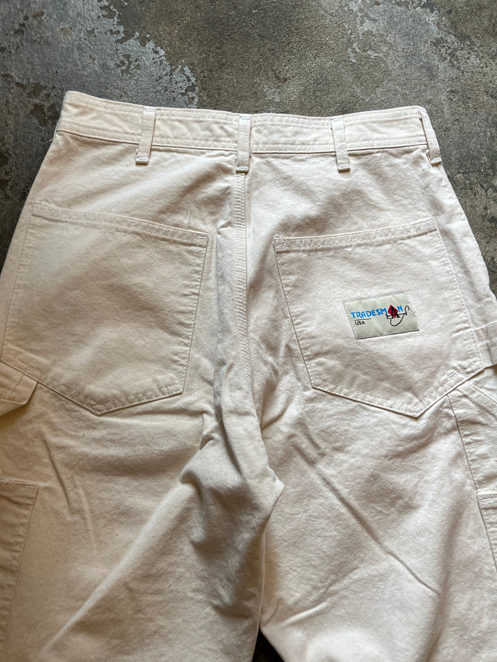 "TRADESMAN" natural color painter pants
