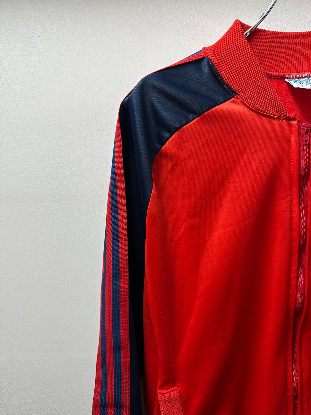 1980s USA made "adidas" ATP red × navy track jacket