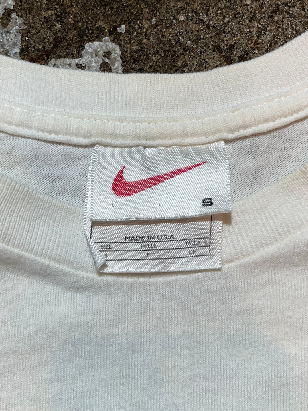 1990s USA made "NIKE" both sides graphic T-shirt