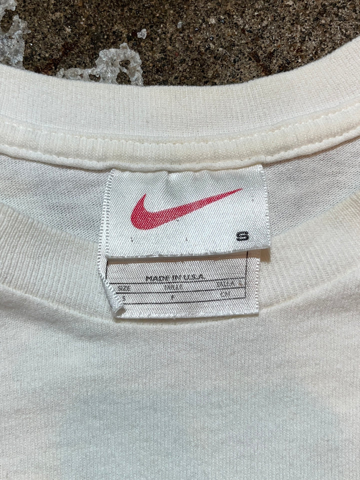 1990s USA made "NIKE" both sides graphic T-shirt