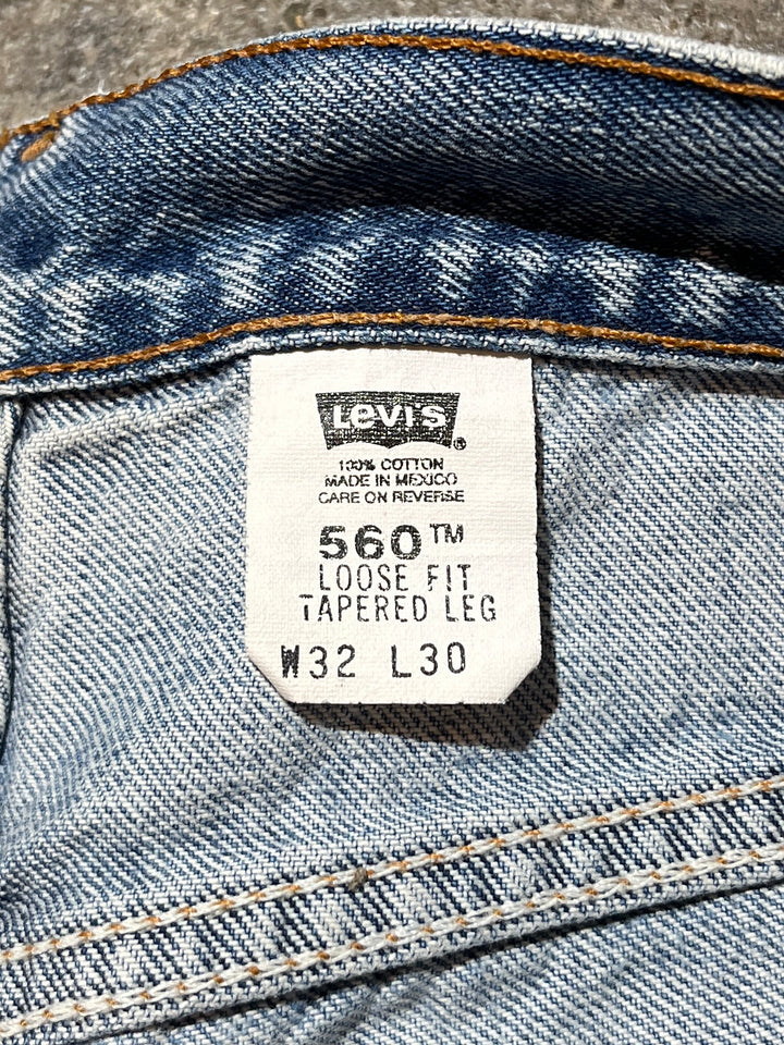 2000s "Levi's" 560 denim pants 32×30