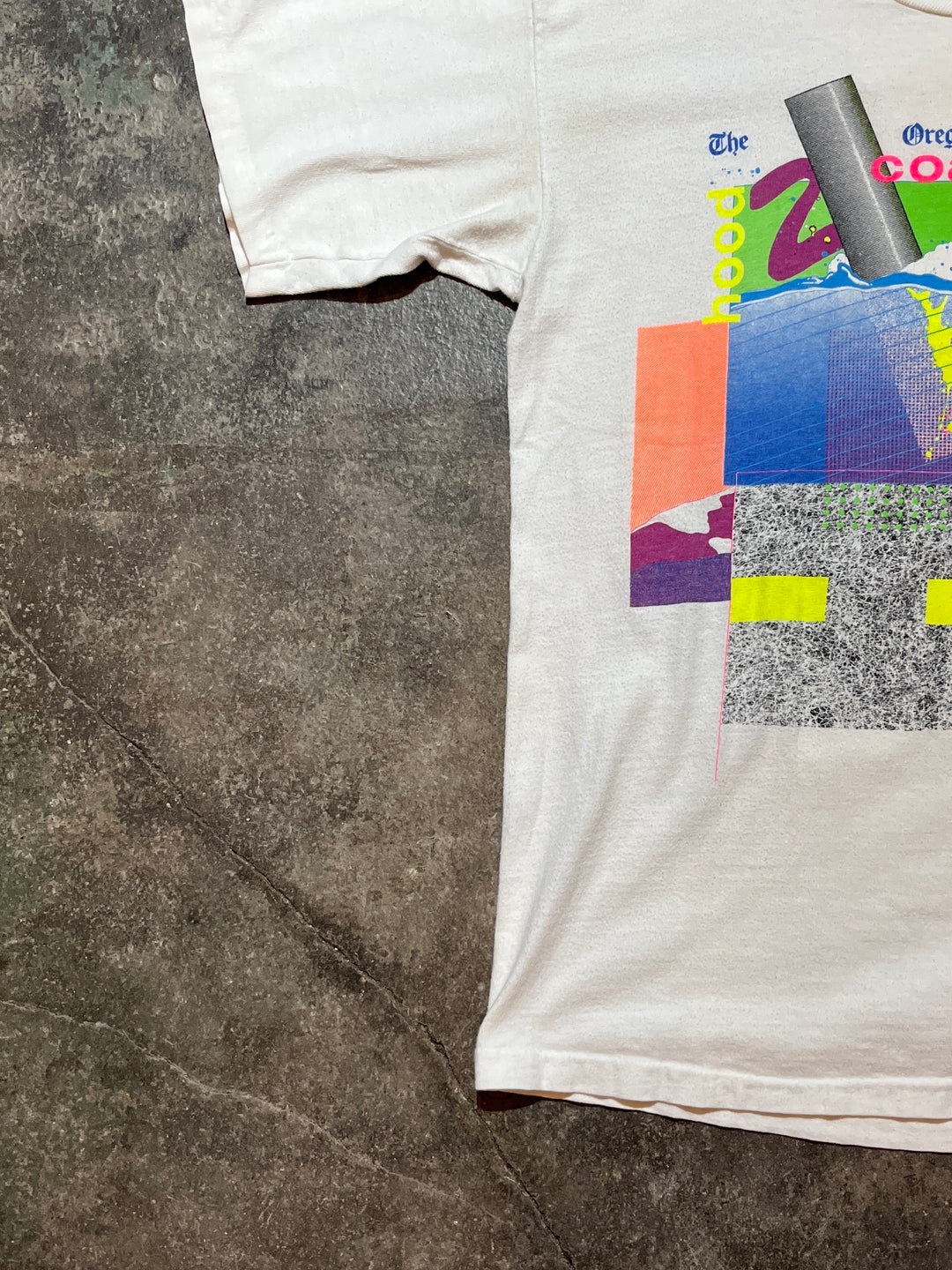 1990s USA made Hood to Coast relay both sides graphic T-shirt