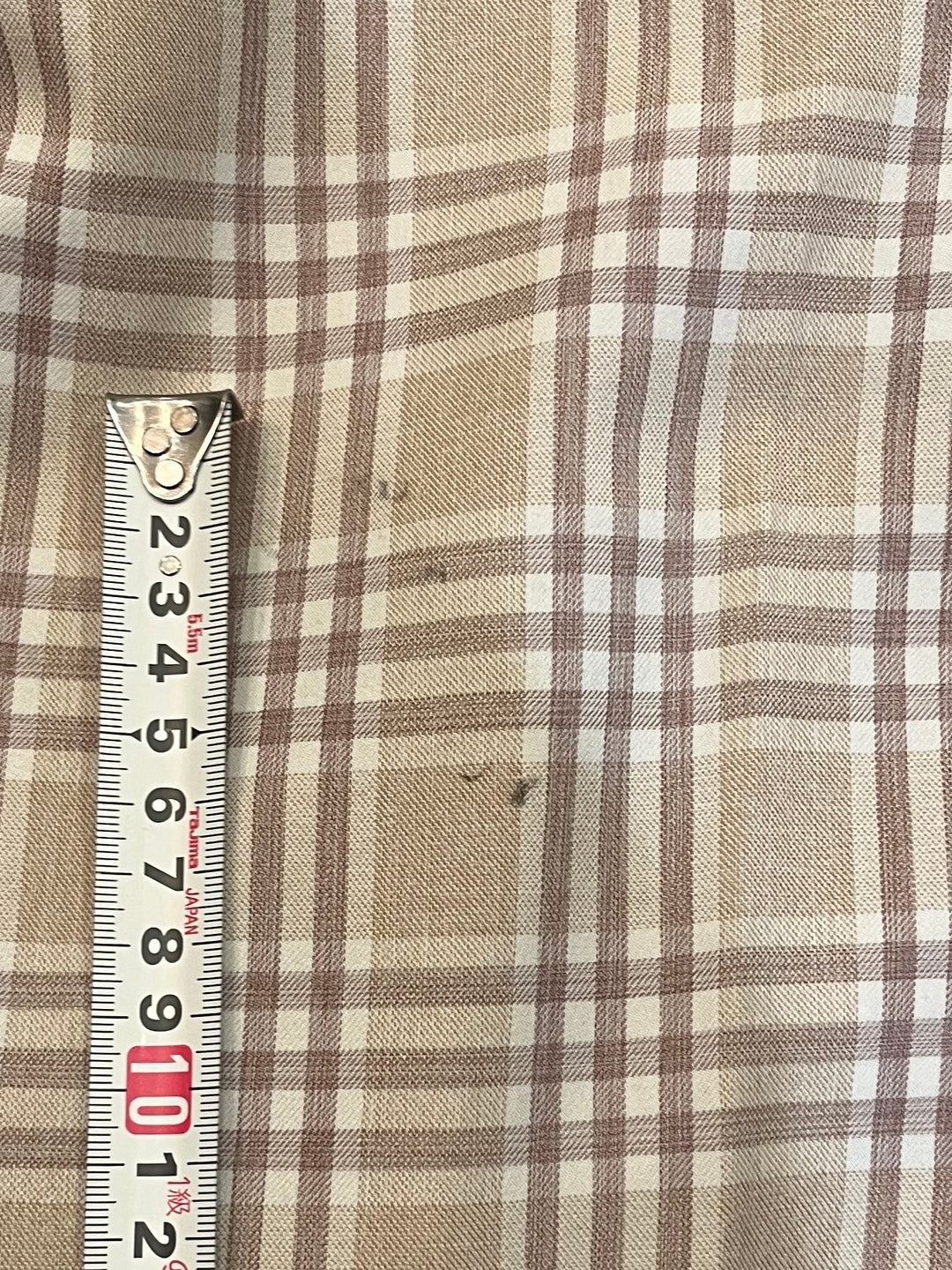 1970s checkered flare slacks