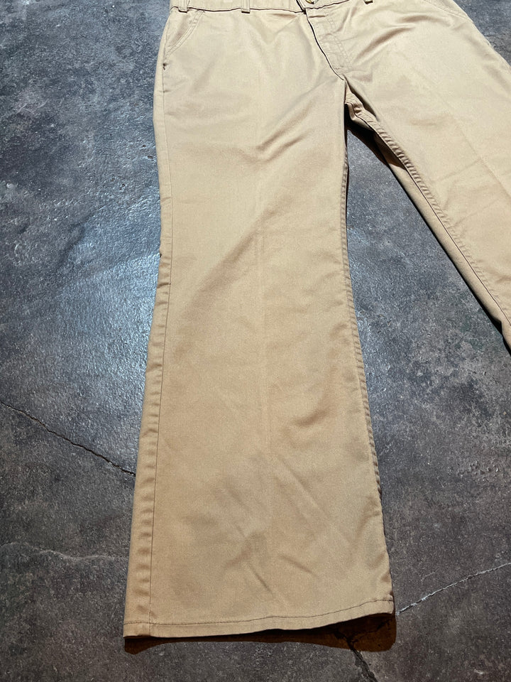 1970s "Levi's" flare chino pants 36 × 30