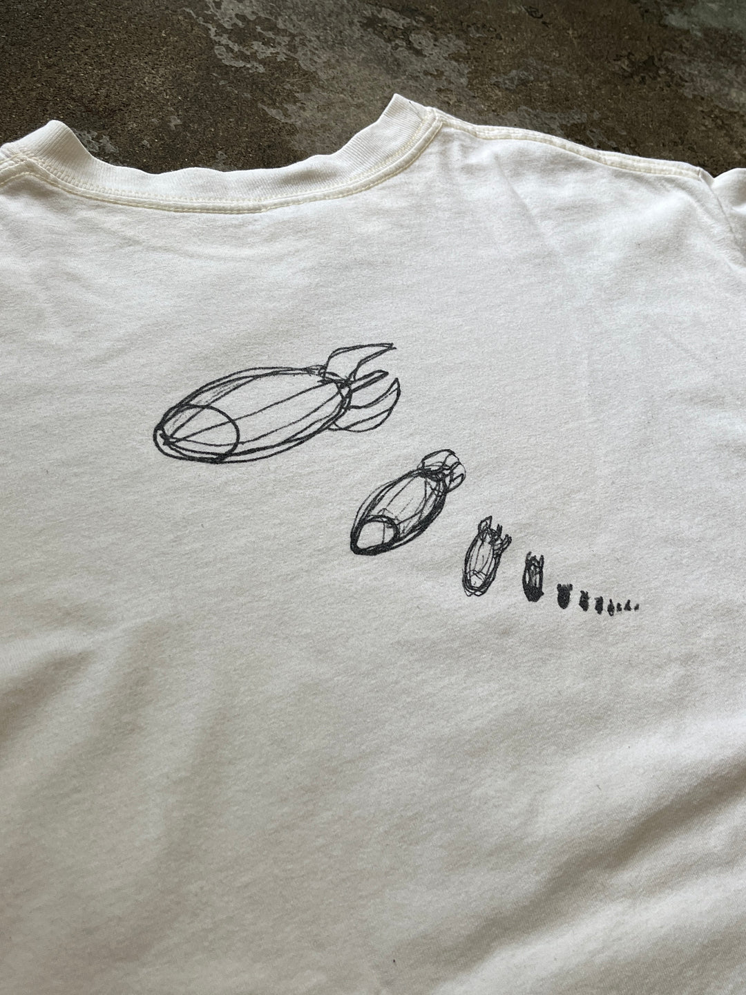 2000s Pearl Jam monochrome graphic T-shirt