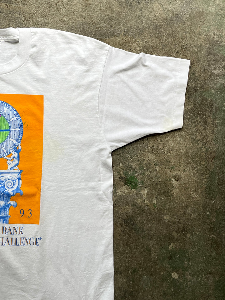 1990s USA made Chemical bank credit card graphic T-shirts