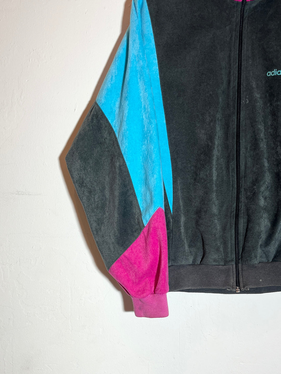 1970-80s FRANCE made "adidas" velour track jacket