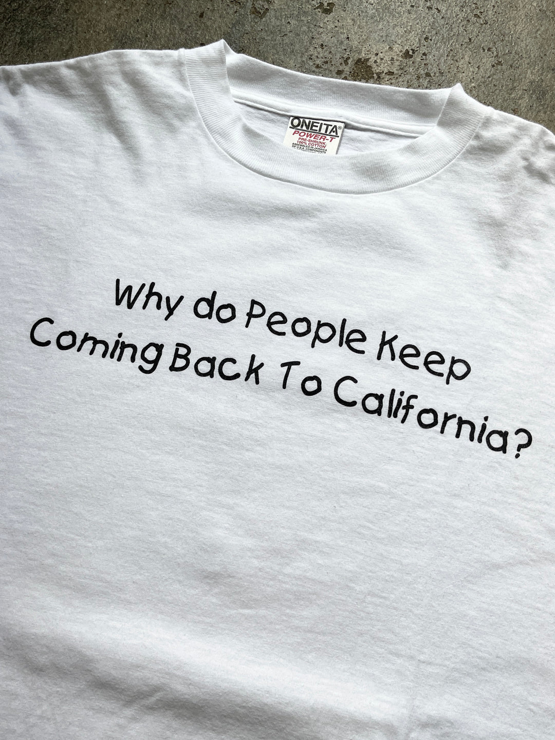 1990s SIEMENS × LA metro promo T-shirt