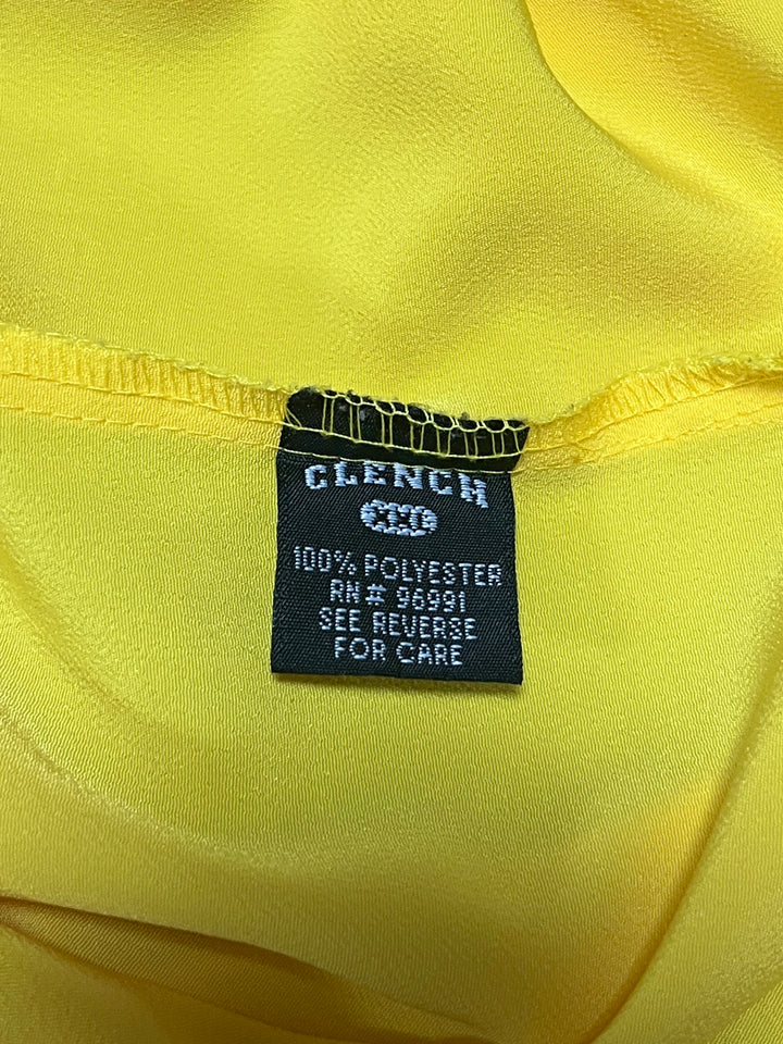 logo pattern yellow big shirt